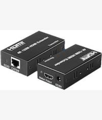 Picture of UniQue 4K 120M Cat5 Or 6 Transmitter And Receiver HDMI Extender