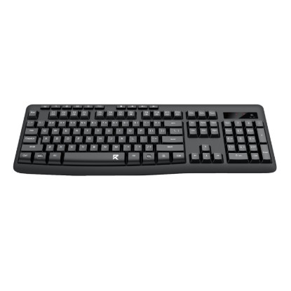 Picture of Redragon BK-7367 Full-size Ergonomic Wireless Membrane Office Keyboard - Black