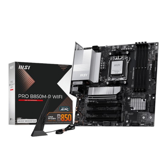 Picture of MSI PRO B850M-P WIFI AM5 mATX Motherboard