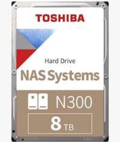 Picture of Toshiba N300 8TB NAS Internal SATA Hard Drive