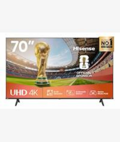 Picture of Hisense 70 Inch A6Q 4k UHD Smart LED TV