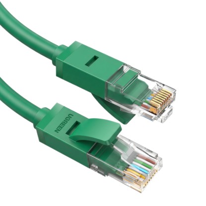 Picture of UGREEN RJ45 CAT6 0.5m LAN Network Cable - (1Gbps, 250MHz) – Green
