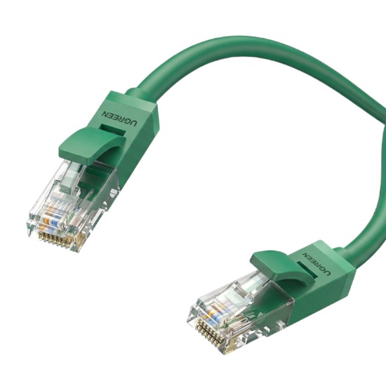 Picture of UGREEN RJ45 CAT6 0.5m LAN Network Cable - (1Gbps, 250MHz) – Green