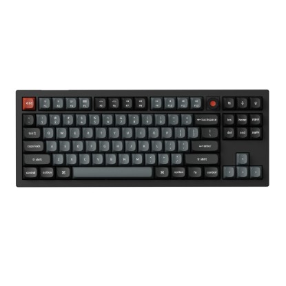 Picture of Keychron V3 Ultra 80% 8K Red Switch Hot-Swap RGB Wireless Keyboard - Black