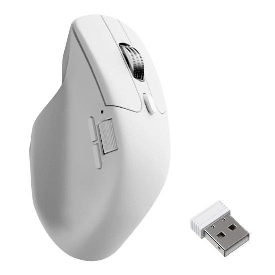 Picture of Keychron M6S-A24 PixArt 3950 8K 30000DPI Wireless Mouse (BT/2.4GHz/Wired) - White