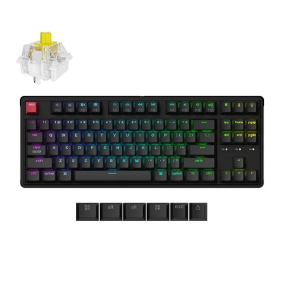 Picture of Keychron C3 Pro 80% 8K Super Banana Switch Hot-swappable RGB Wired Custom Mechanical Keyboard